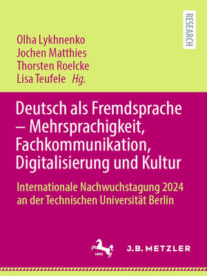Deutsch als Fremdsprache – Mehrsprachigkeit, Fachkommunikation, Digitalisierung und Kultur - ebook